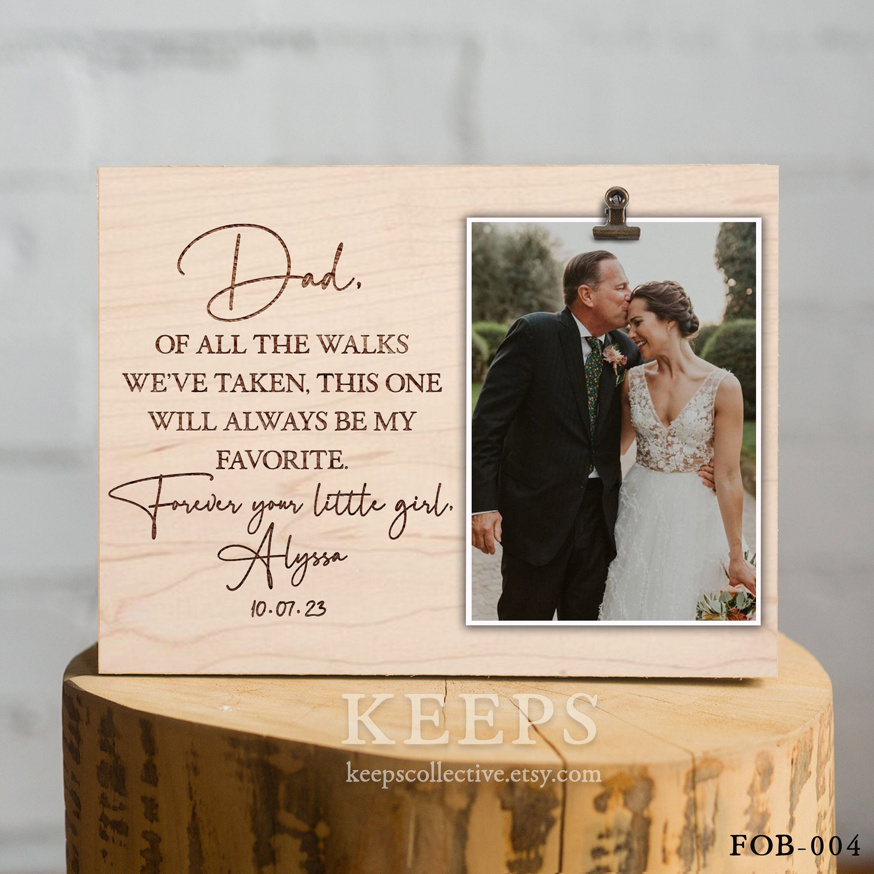 Father of the Bride Gift Photo Frame 4x6 Photo