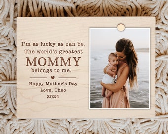 First Mother's Day Picture Frame, 1st Mother's Day Gift from Baby,  Mommy Poem Mothers Day Gift, Personalized First Mother's Day 2024