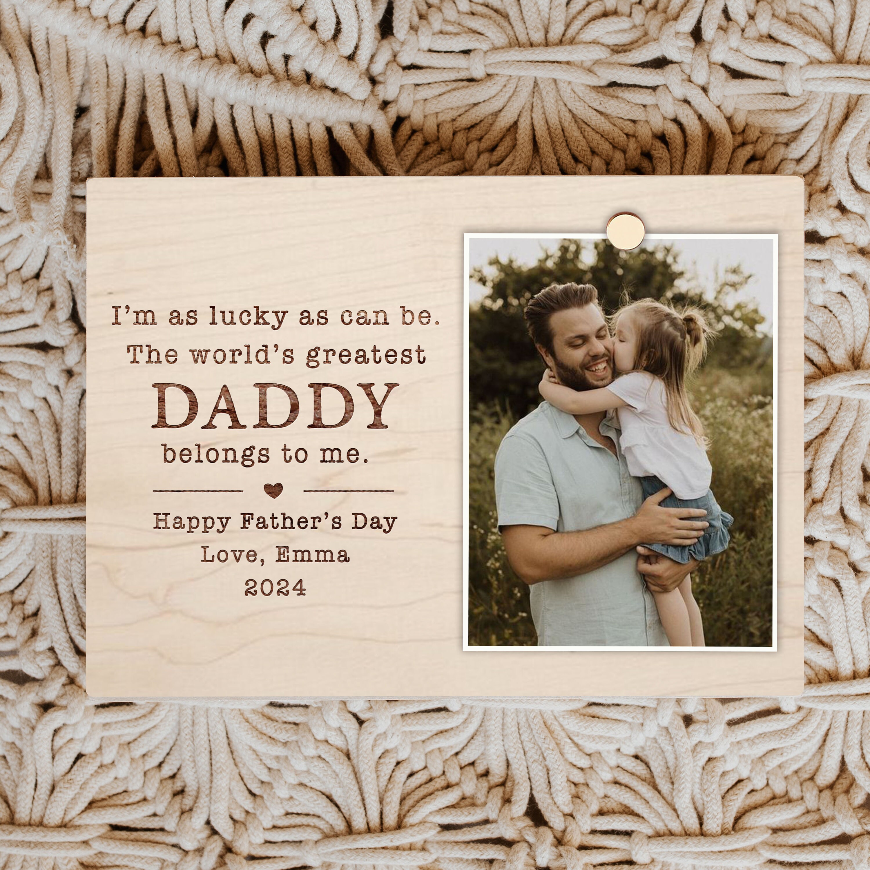 First Father's Day Picture Frame, 1st Father's Day Gift From Baby ...