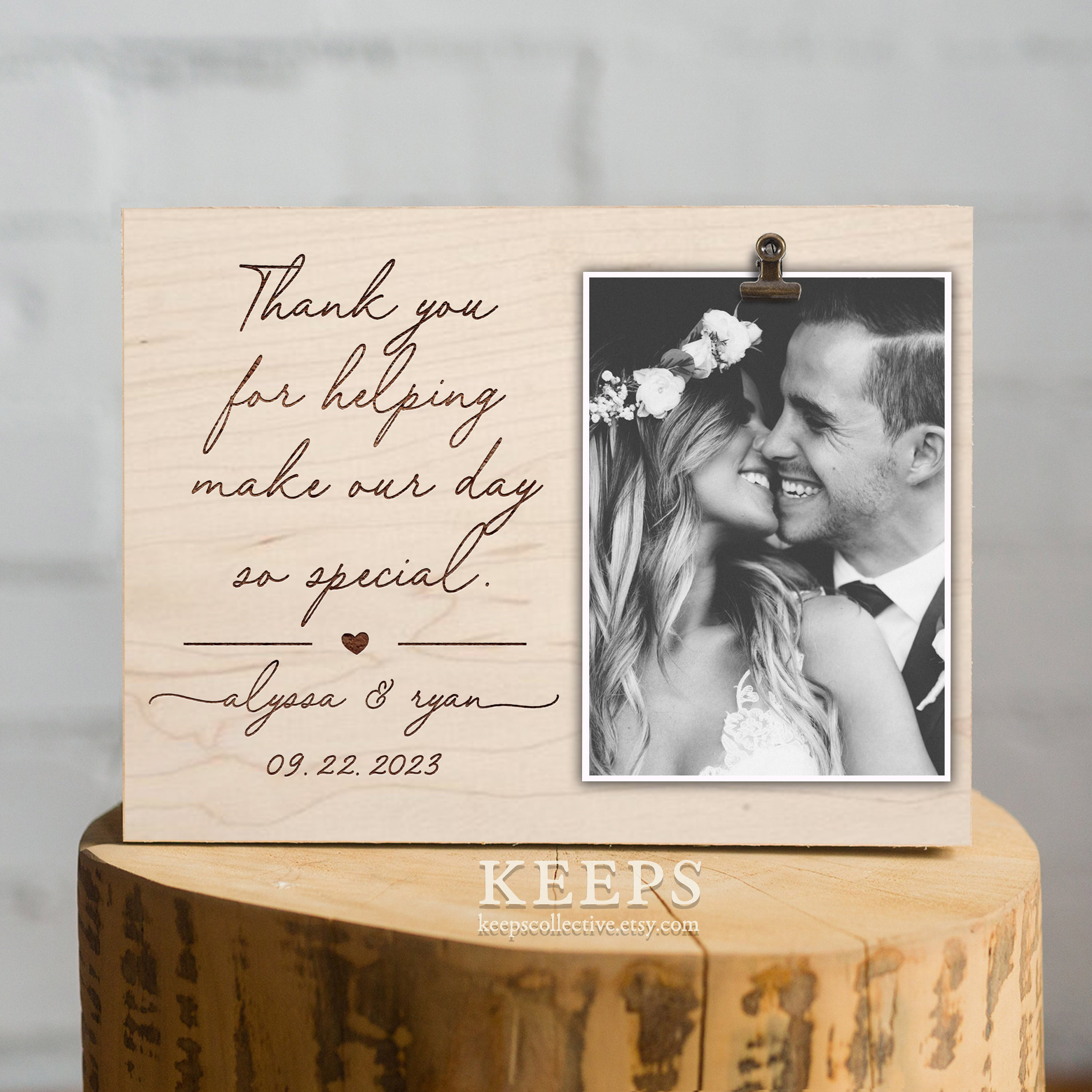 Wedding Thank You Gifts, Parents Wedding Thank You - Etsy, image size:3000x3000