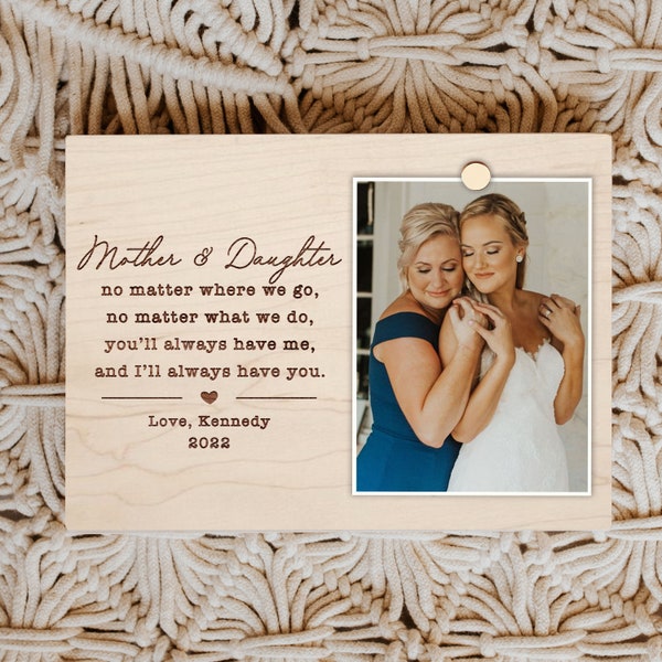 Mothers Day Gift from Daughter, Mothers Day Picture Frame, Mothers Day Gift Idea, Meaningful Mothers Day gift