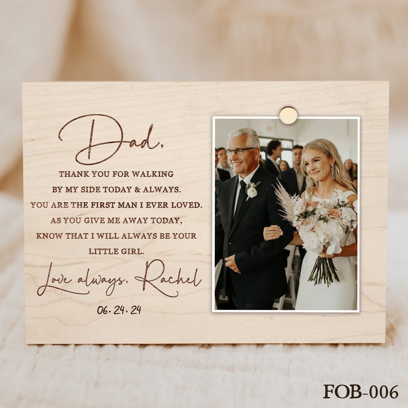 Father of the Bride Gift from Bride, Wedding Gift Dad image 5