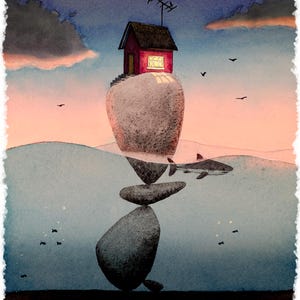 By the sea - night