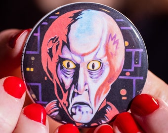 Button - Sci-Fi Alien Puppet, fan art, 2 inches