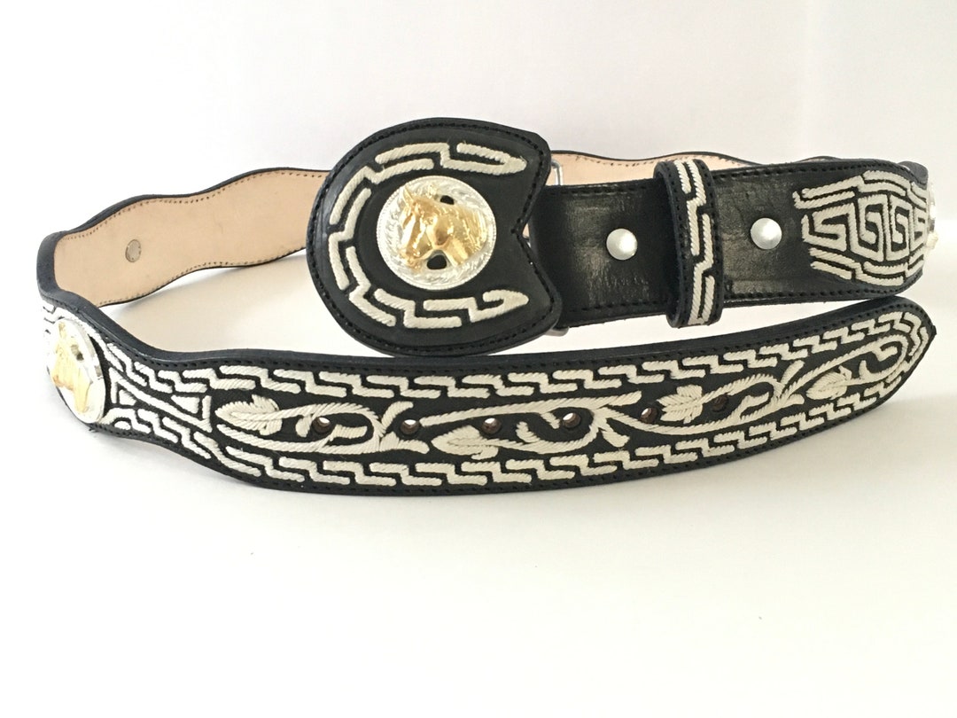 Cinto Piteado De Plata Authentic Embroidered Belt Silver -  Sweden