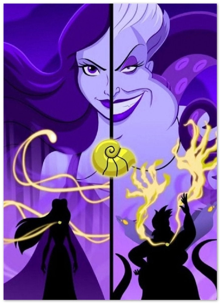Ursula vanessa The Little Mermaid Poster Etsy
