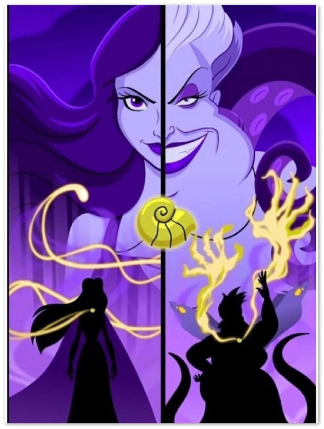 Ursula/vanessa the Little Mermaid Poster Etsy Ireland