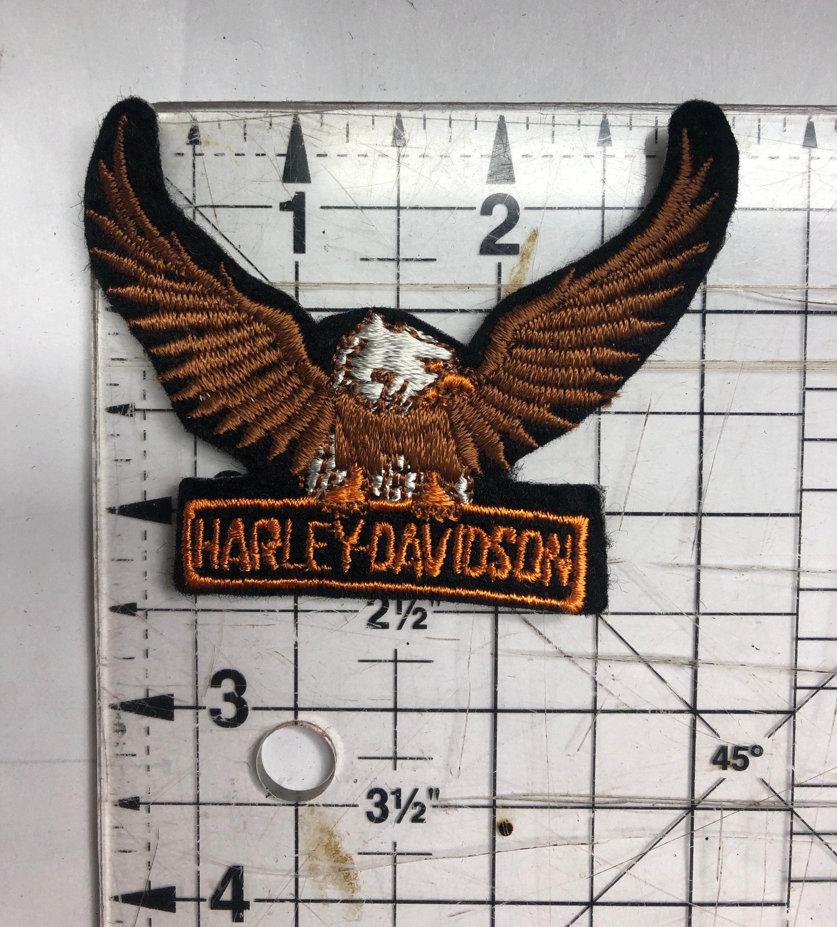 HARLEY-DAVIDSON PATCH DOWN WING EAGLE BAR SHIELD LARGE 11x8.5 $35.00 -  PicClick