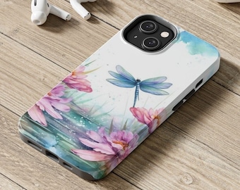 Funda para teléfono con libélula, funda para iPhone de regalo, libélula en vuelo, libélula voladora, iPhone 11, iPhone 12, iPhone 13, iPhone 14, iPhone 15, iPhone 16