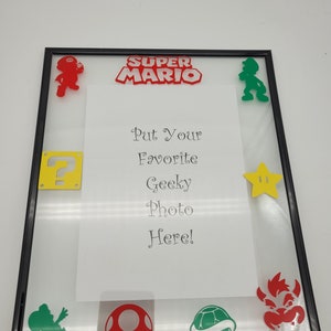 Super Mario Photo Frame - Etsy