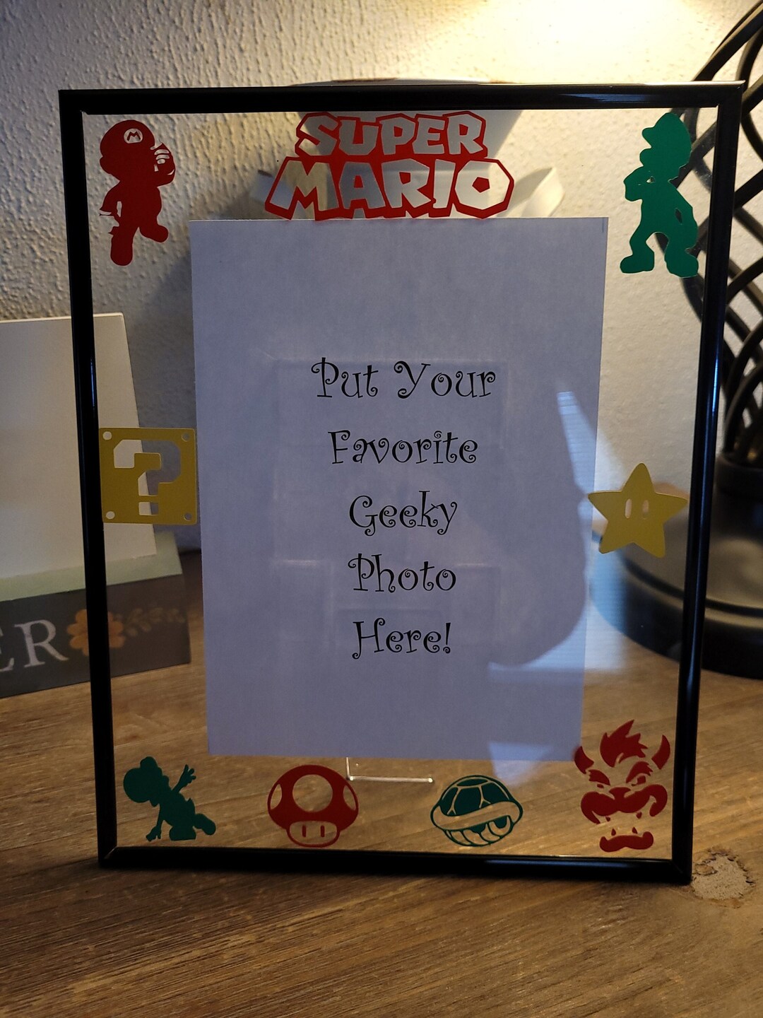 Super Mario Photo Frame Etsy