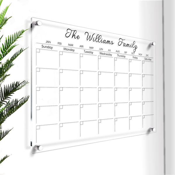 Weekly Dry Erase Etsy