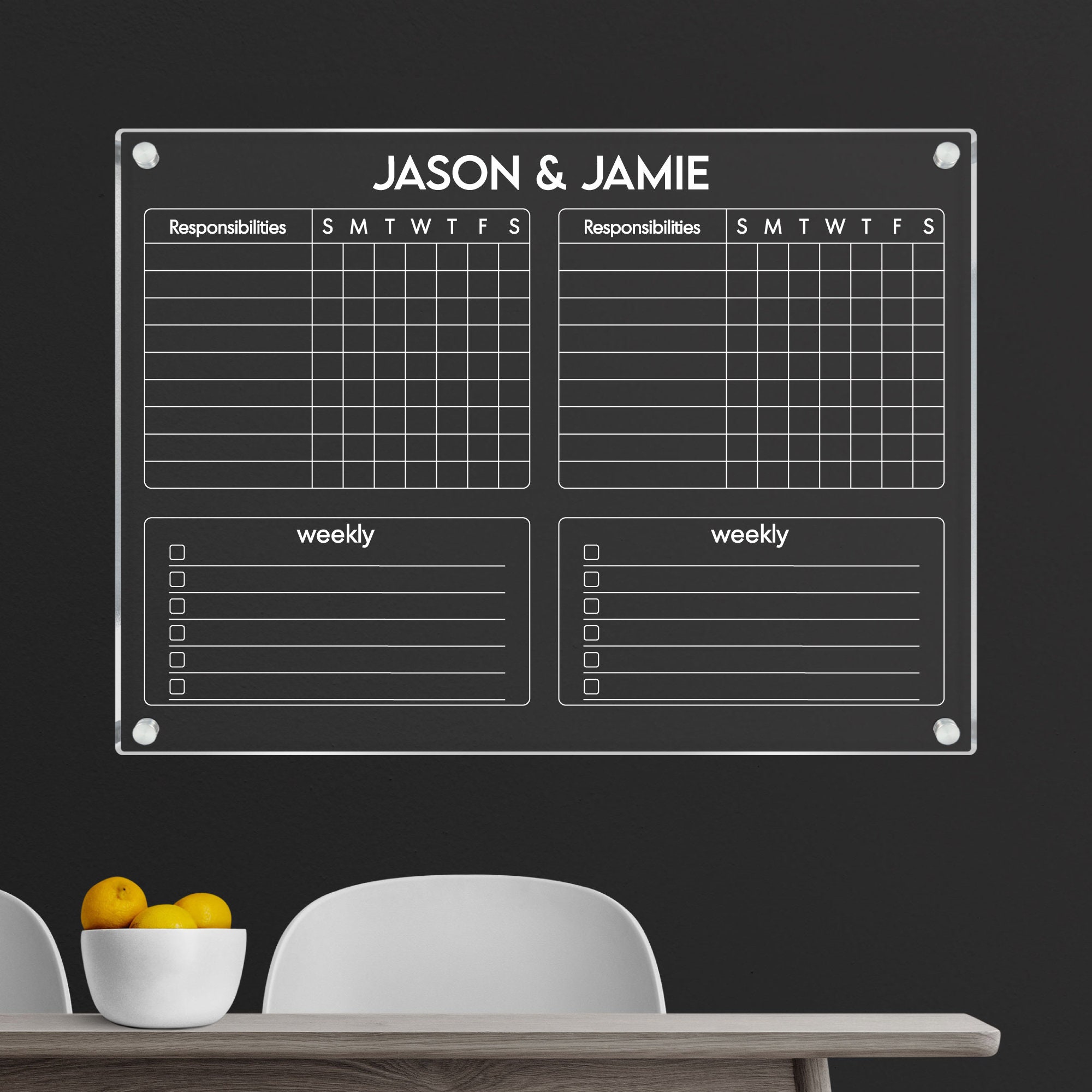 Chore Chart for Kids | Large Family Planner | Weekly Planner 2026 ...