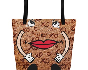 Superb Designer All-Over Print Large Tote Bag