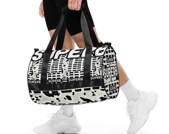 Superb All-over print gym bag