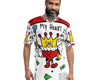 Superb “My Heart is My Crown” Men's t-shirt