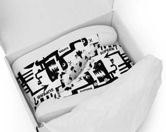 Superb Men’s high top canvas shoes