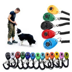 Frienda 18 Pieces Dog Training Clicker, Pet Training Clickers with Wrist  Strap for Dogs Cats Puppy Birds Horses Practical Design, Suitable Size and  Sound - Yahoo Shopping