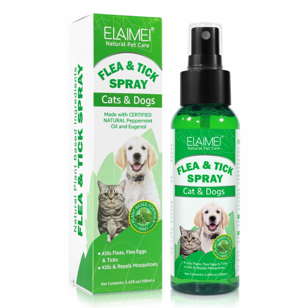 Anti Flea Tick Spray for Dogs and Cats for Kills & Repels Treatment