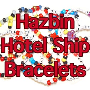 Hazbin Hotel Ship Beaded Bracelets