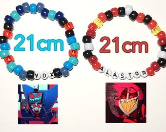 Pulseras de cuentas de Radio Demon y Vox