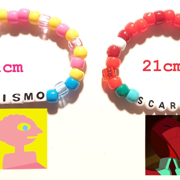 Prismo And Scarab Beaded Bracelets