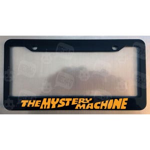 The Mystery Machine Glossy Black License Plate Frame