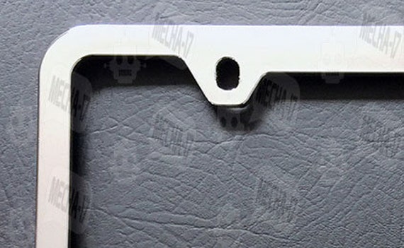 Officer K's Spinner Blade 2049 Runner Chrome License Plate Frame