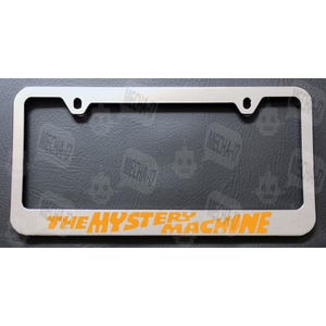 The Mystery Machine Chrome License Plate Frame