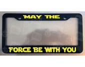 Red Leader Rebel Alliance Star Wars License Plate Frame – Gloss Black, Plastic, Front/Rear, Unbranded
