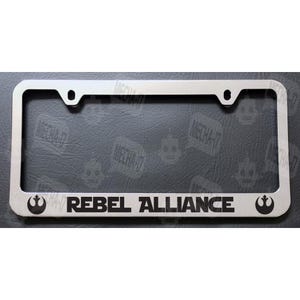 Marco de matrícula cromado de Rebel Alliance
