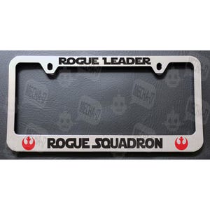 Schurken-Führer Rogue Staffel Chrom-Nummernschild-Rahmen