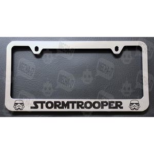 Stormtrooper Chrome License Plate Frame