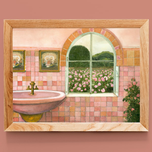 Cute Bathroom Art Etsy