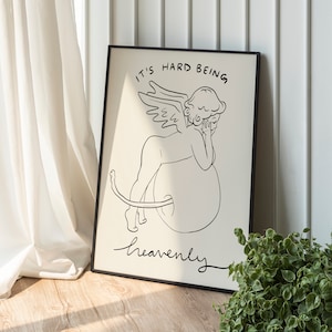 Digital Download Print heavenly in Beige 24x30, 16x20, 8x10 Sizes ...
