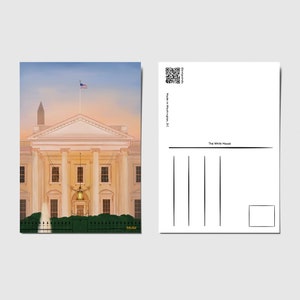 Carte postale Washington DC - La Maison Blanche