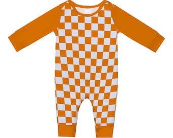 Checkerboard Toddler Romper