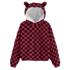 Kids Checkered Hoodie