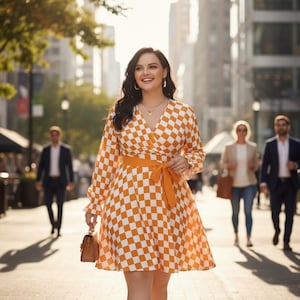 orange and white casual dresses JJ-GOGO White Casual Women Beach Dress with Orange Embroidered Trimone Size at Amazon Women's Clothing store