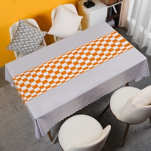 Checkered Table Runner 13&quot;x35.5&quot;