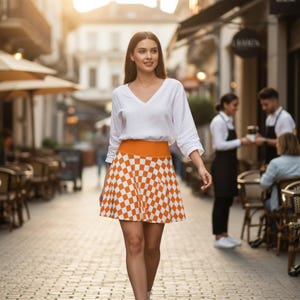 Checkerboard Skirt - Etsy