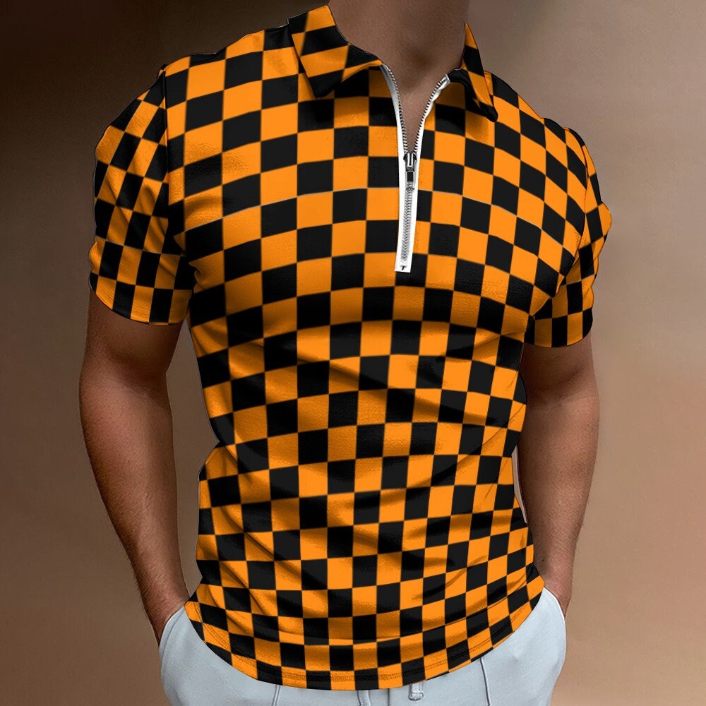 トップス NAMACHEKO Check-Pattern Polo Shirt Namacheko - Check