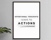 Motivational Quote Printable Wall Art, Digital Download, Office Wall Art, Office Decor, Motivational Poster, Positive Quote, Word Art