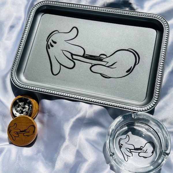 Disney stoner rolling tray set