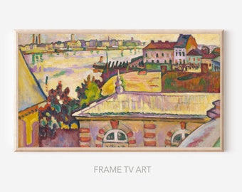 Samsung Frame TV Background, Amberes (1906) Georges Braque, Arte de descarga digital para Samsung Frame TV, Samsung Picture Frame TV Art