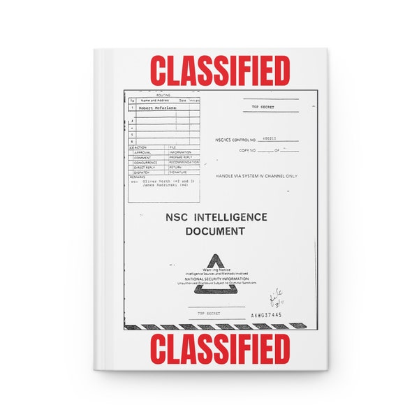 Classified Journal | Secret Agent Notebook | Special Journal Book | Top Secret Notebook