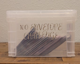 100 Envelope Challenge Kit | 100 Envelope Challenge | 100 Envelope Challenge Box | Savings Box