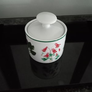 Vintage National Wildlife Federation Covered Sugar Bowl