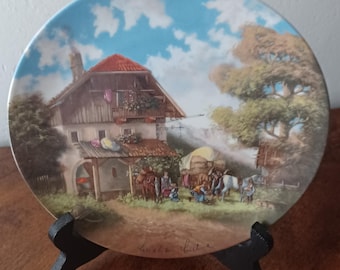 Plato antiguo del reconocido artista Christian Lückel, producido por Seltmann Weiden.