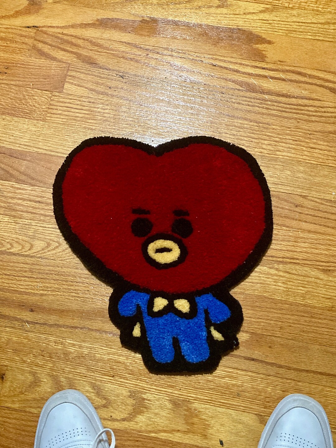 BT21 Mini Tata Rug, BTS Fan Gift, Custom Handmade Rug, Hand Tufted Rug ...